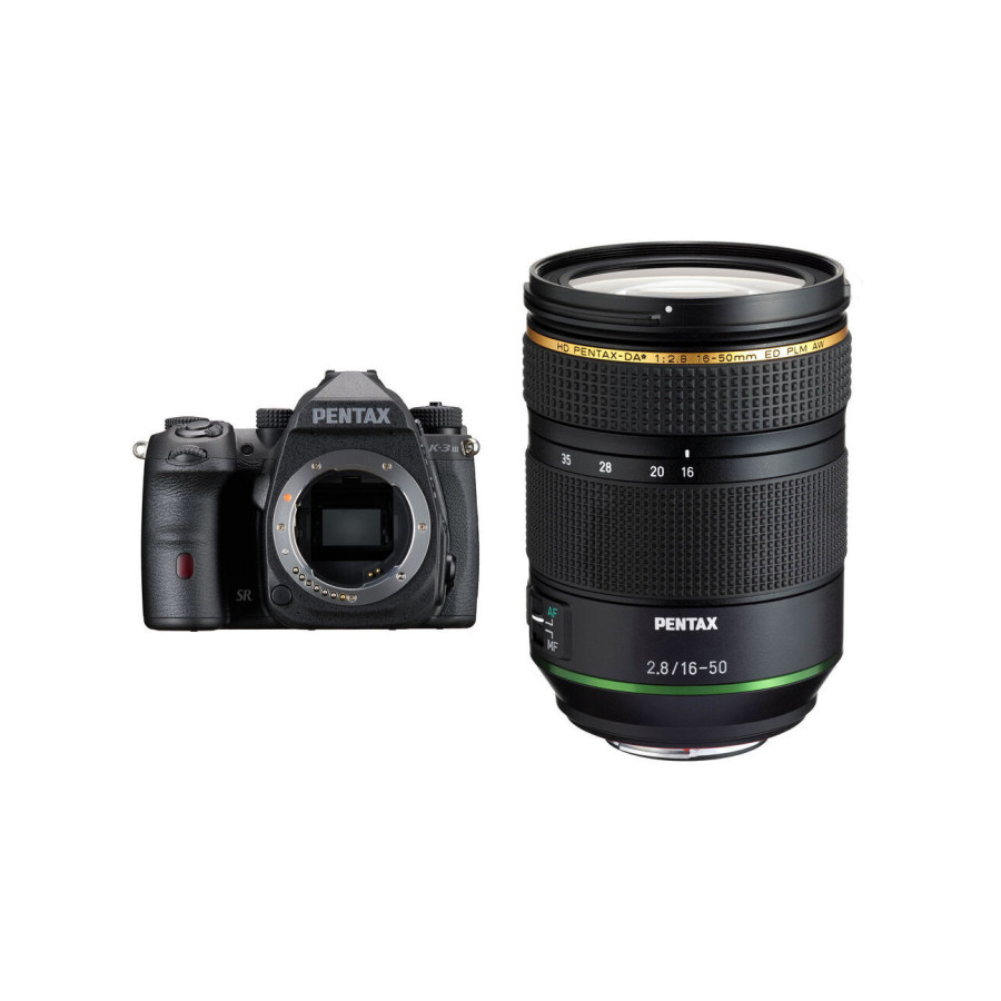 Pentax K-3 Mark III Monochrome DSLR Camera with 16-50mm Lens Kit